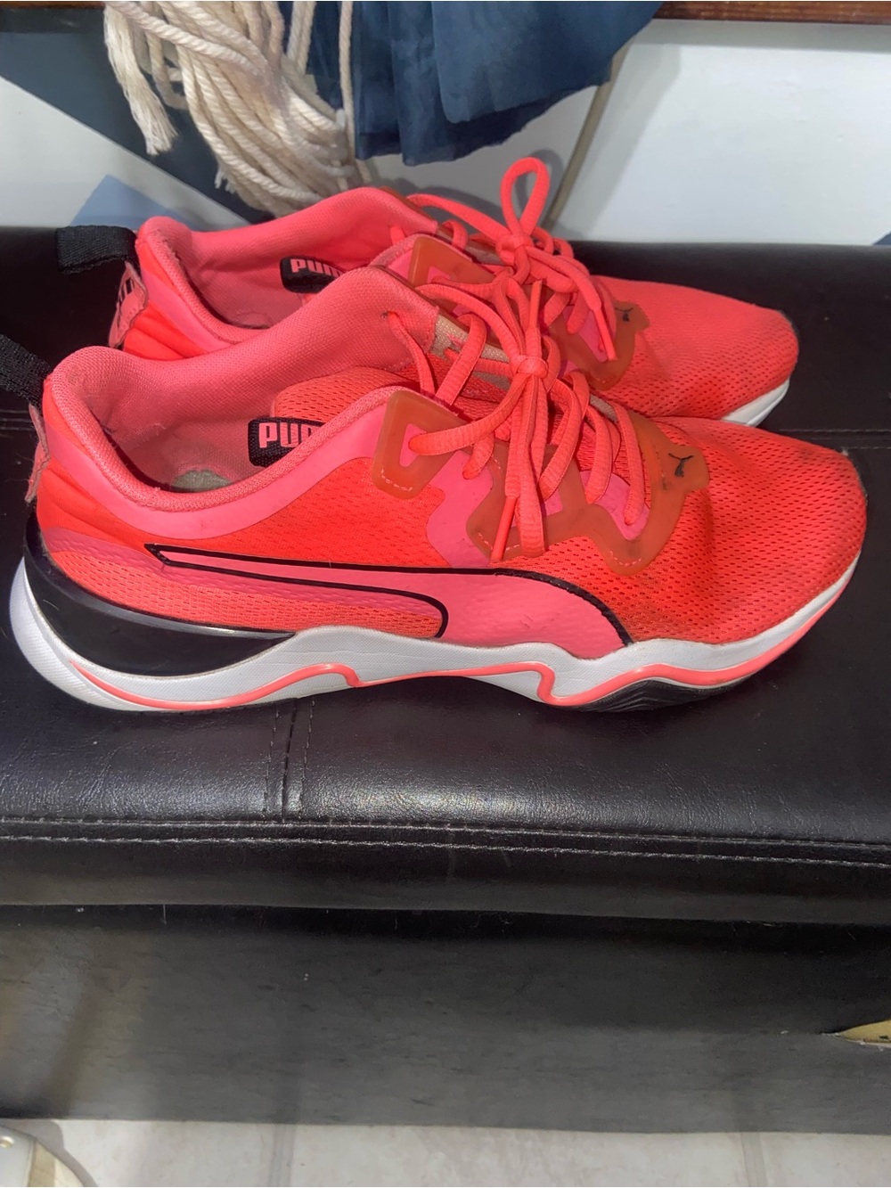 Puma Bright Coral-Pink Running Shoes